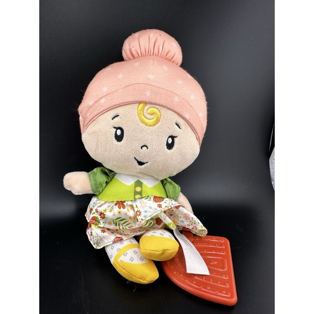 Fisher‎ Price Cuddle and Chime First Baby doll Teether Rainbow Plush 10" 2023